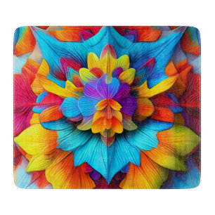 Farbenfrohe Mandala Design56756 Schneidebrett