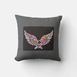 Farbenfrohe Mandala Eagle Design Cushion Kissen