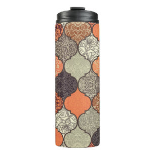Farbenfrohe Mandala: Islamisches Patchwork Nahtlos Thermosbecher