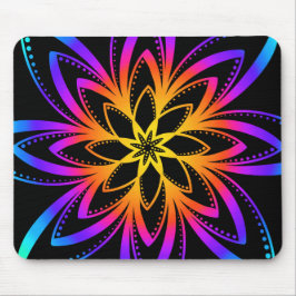 Farbenfrohe Mandala Mouse Pad Mousepad