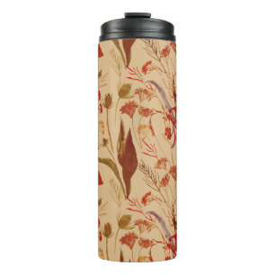 Farbenfrohe Mandala, Vintages ethnisches Muster. Thermosbecher