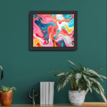 Farbenfrohe, marbelfarbene Muster