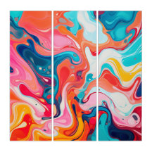 Farbenfrohe, marbelfarbene Muster