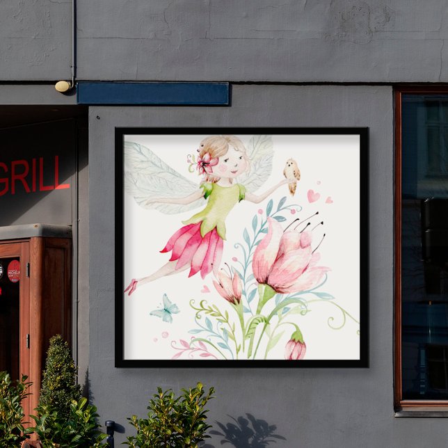 Farbenfrohe Märchen und Blume Poster (Von Creator hochgeladen)