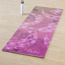 Farbenfrohe Marmor Om Symbol Personalisiert revers Yogamatte