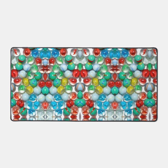 Farbenfrohe Marmorbäume Design für künstlerisches  Schreibtischunterlage (Vorderseite)