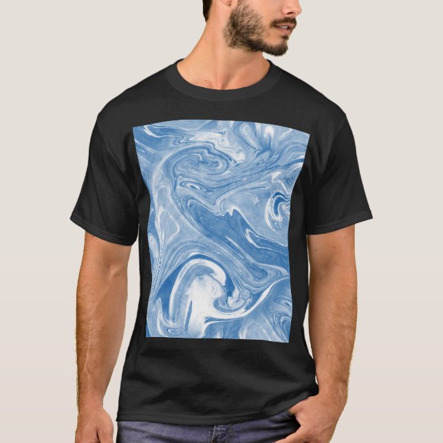 Farbenfrohe Marmorkunstmuster. T-Shirt (Vorderseite)