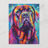 Farbenfrohe Mastiff