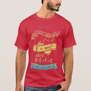 Farbenfrohe Mathematik T-Shirt
