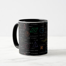 Farbenfrohe Mathematikgleichungen mathematische Fo Tasse