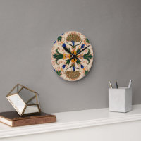 Farbenfrohe mediterrane Vintage Blumenmuster
