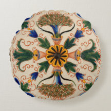 Farbenfrohe mediterrane Vintage Blumenmuster