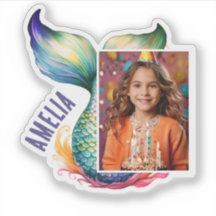 Farbenfrohe Meerjungfrau Mädchen Name Foto