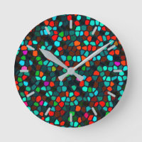Farbenfrohe, mehrfarbige Mosaikmuster