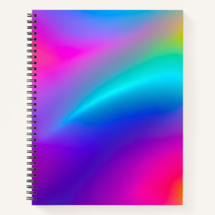 Farbenfrohe Metallic Foil Art Notebook Notizbuch
