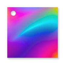 Farbenfrohe Metallic Foil Art - Tags