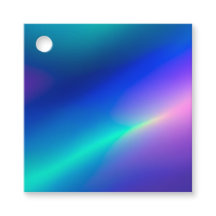 Farbenfrohe Metallic Foil Art - Tags