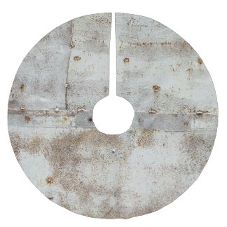 Farbenfrohe Metallwand, Streifen. Polyester Weihnachtsbaumdecke