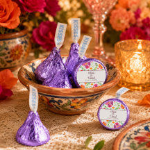 Farbenfrohe mexikanische Blumen-Fiesta-Hochzeit