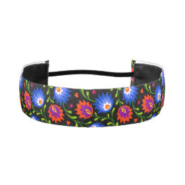 Farbenfrohe mexikanische Blumenmuster elegant kühl