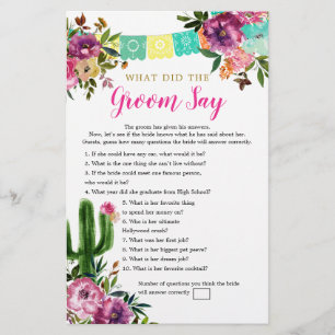 Farbenfrohe mexikanische Taco über Liebe Groom Say
