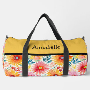 Farbenfrohe Milchprodukte drucken große Duffel Cut Duffle Bag