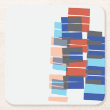 Farbenfrohe Mitte des Jahrhunderts Modernes Art Mu