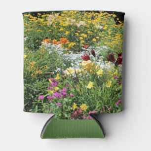 Farbenfrohe Mitte-Sommer-Gärten! Dosenkühler