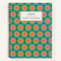 Farbenfrohe Mod 60er Bright Blume Mandala Custom
