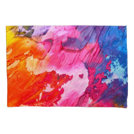 Farbenfrohe, moderne Abstrakte Farbe Kissenbezug