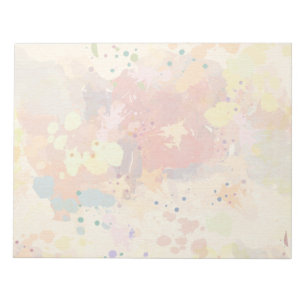 Farbenfrohe, moderne, Abstrakte Farbtupfer Notizblock