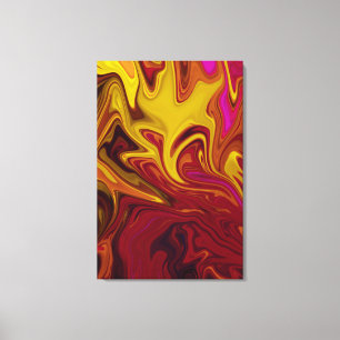Farbenfrohe moderne Abstrakte Kunst   Leinwand von
