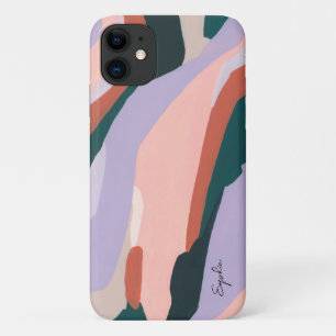 Farbenfrohe moderne abstrakte Kunst mit individuel Case-Mate iPhone Hülle