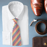 Farbenfrohe moderne Autum Fall Strip Muster Neck T Krawatte<br><div class="desc">Die farbenfrohe Moderne Autum Fall Stripe Pattern Neck Tie zeichnet sich durch ein elegantes und stilvolles modernes,  farbenprächtiges Streifenmuster auf weißem Hintergrund aus. Ideal für Hochzeiten,  Trauzeugen,  Vatertag,  Geburtstagsgeschenk für Vater oder Opa und vieles mehr. Entworfen von ©Evco Studio www.zazzle.com/store/evcostudio</div>