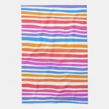 Farbenfrohe moderne, einfache Streifen Regenbogenm