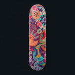 Farbenfrohe Moderne florale Girl-Muster Trendsette Skateboard<br><div class="desc">Dieses moderne Design zeichnet sich durch ein cooles und trendiges abstraktes Blumenmuster aus: #skateboarding #Skate #skateboard #skatelife #sk #skateboardingisfun #Skater #skatepark #skateshop #skateeverydamnday #skateydamnday #skateboarder #skateboards #Skaten #life #skaterergie #cool #outdoor #sports #gift #gifts</div>