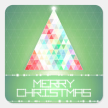 Farbenfrohe moderne frohe Weihnachten