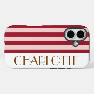 Farbenfrohe Moderne Helle Farbe Sylish Streifen iPhone 16 Hülle