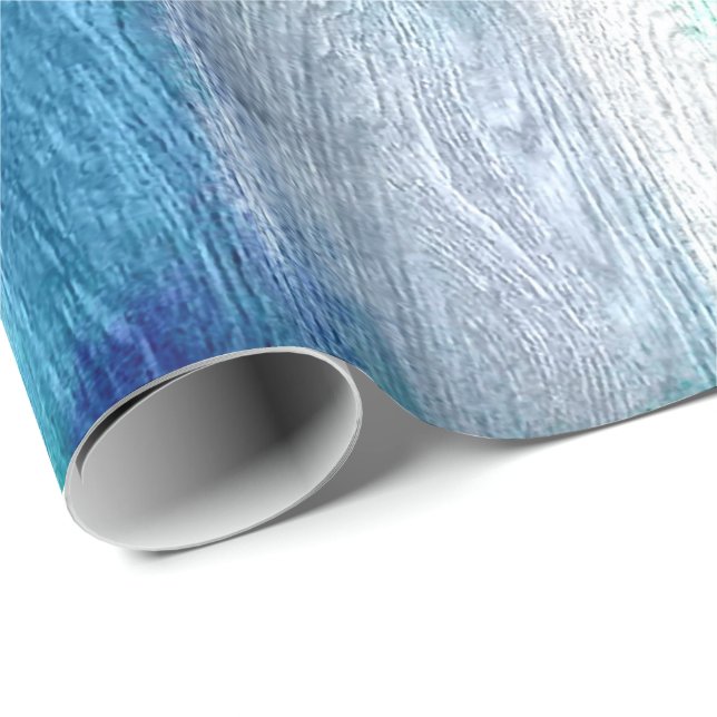 Farbenfrohe, moderne Holzkörnerkleidung #14 Geschenkpapier (Rolleneckpunkt)