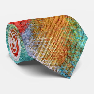 Farbenfrohe, moderne Holzkörnerkleidung #29 Krawatte