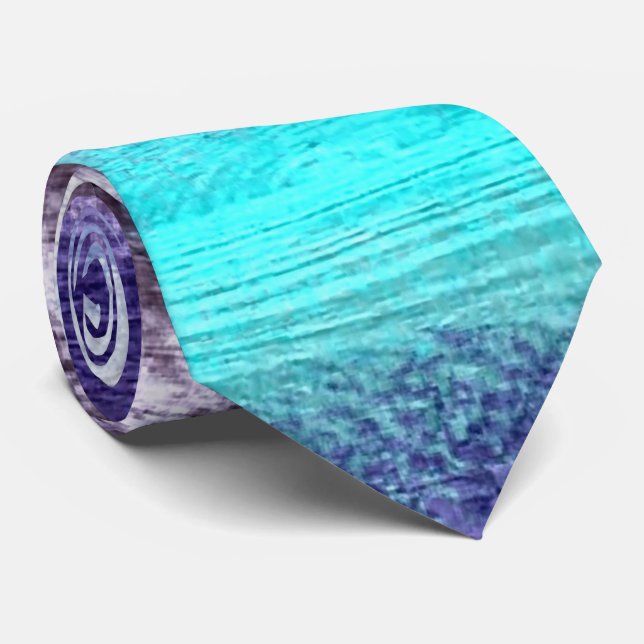 Farbenfrohe, moderne Holzkörnerkleidung #34 Krawatte (Gerollt)