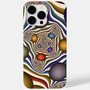Farbenfrohe moderne Kunst des Abstrakten Fraktals Case-Mate iPhone 14 Pro Max Hülle
