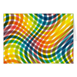 Farbenfrohe, moderne, lebendige Regenbogen-Kariert