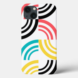 Farbenfrohe, moderne, lustige, fröhliche geometris Case-Mate iPhone hülle