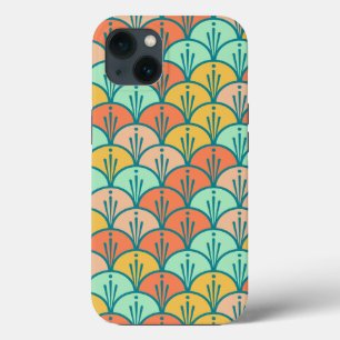 Farbenfrohe moderne moderne geometrische Fischskal Case-Mate iPhone Hülle