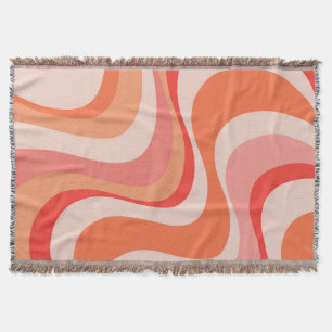 Farbenfrohe moderne Retro-Wellendesigns Decke