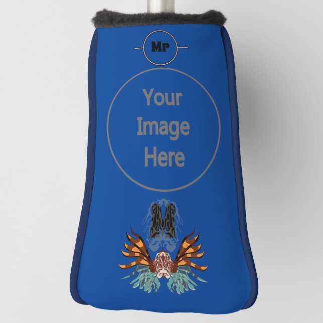 Farbenfrohe Monographie Golf Headcover (Rotieren 90)