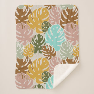 Farbenfrohe Monsterie-Urwald Sherpadecke