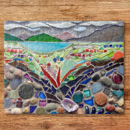farbenfrohe Mosaik Puzzle