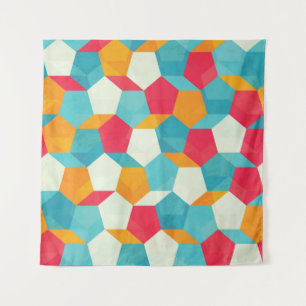 Farbenfrohe Mosaike, Nahtlose Kunstmuster. Wandteppich